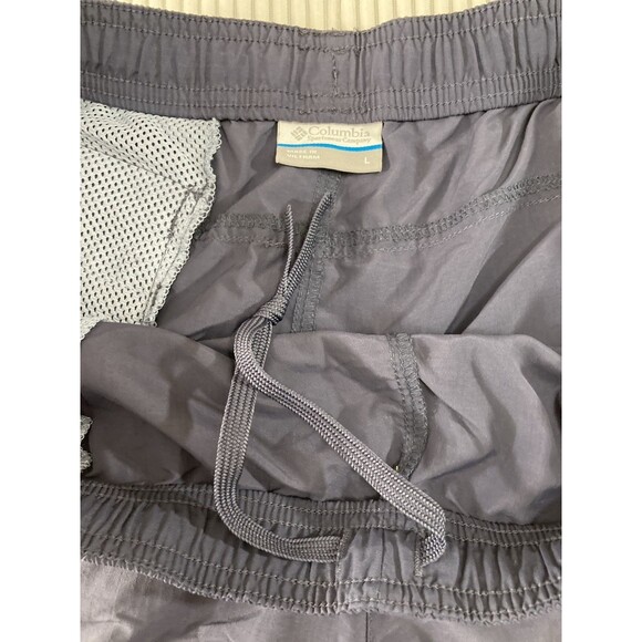 Columbia Women’s L Blue Nylon Shorts Quick Dry Pull On Hiking Athleisure - Picture 5 of 11